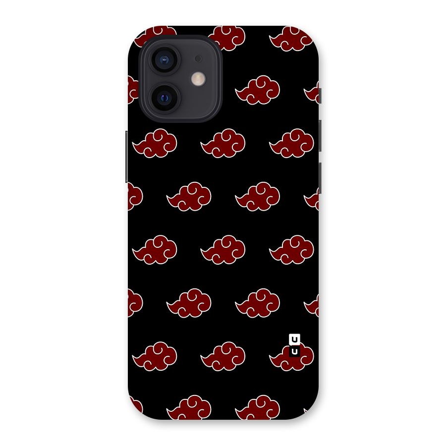 Naruto Akatsuki Pattern Back Case for iPhone 12