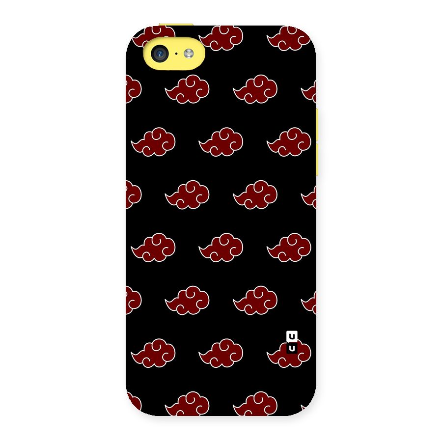 Naruto Akatsuki Pattern Back Case for iPhone 5C