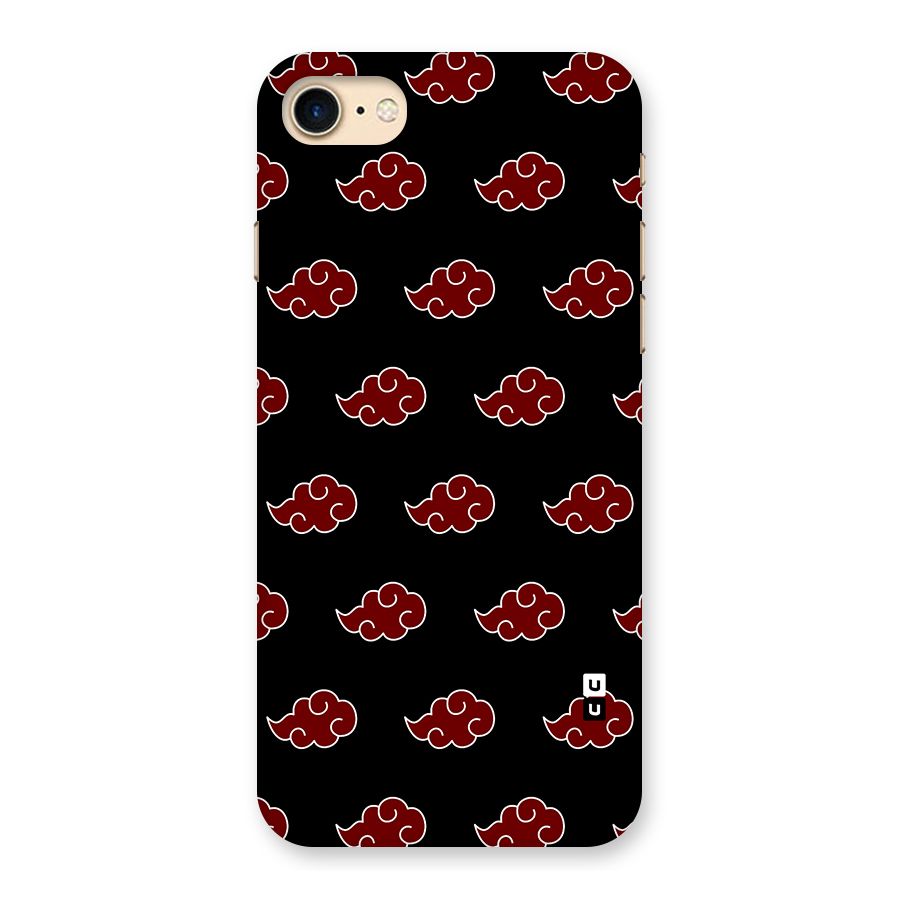 Naruto Akatsuki Pattern Back Case for iPhone 7