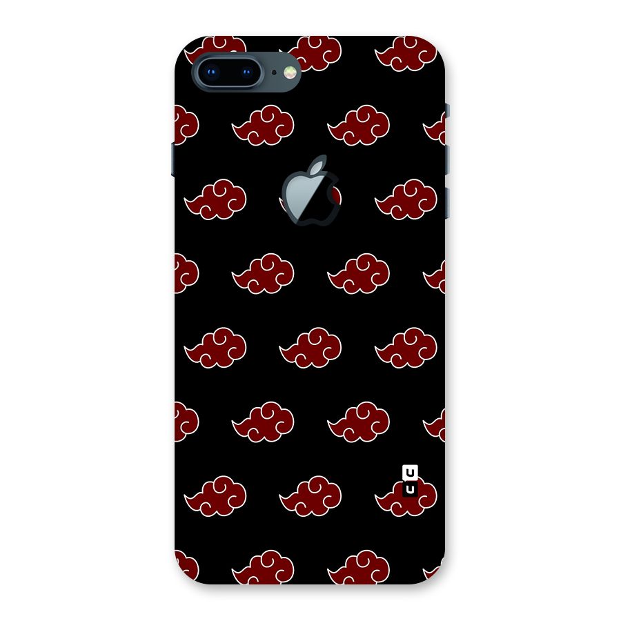 Naruto Akatsuki Pattern Back Case for iPhone 7 Plus Apple Cut