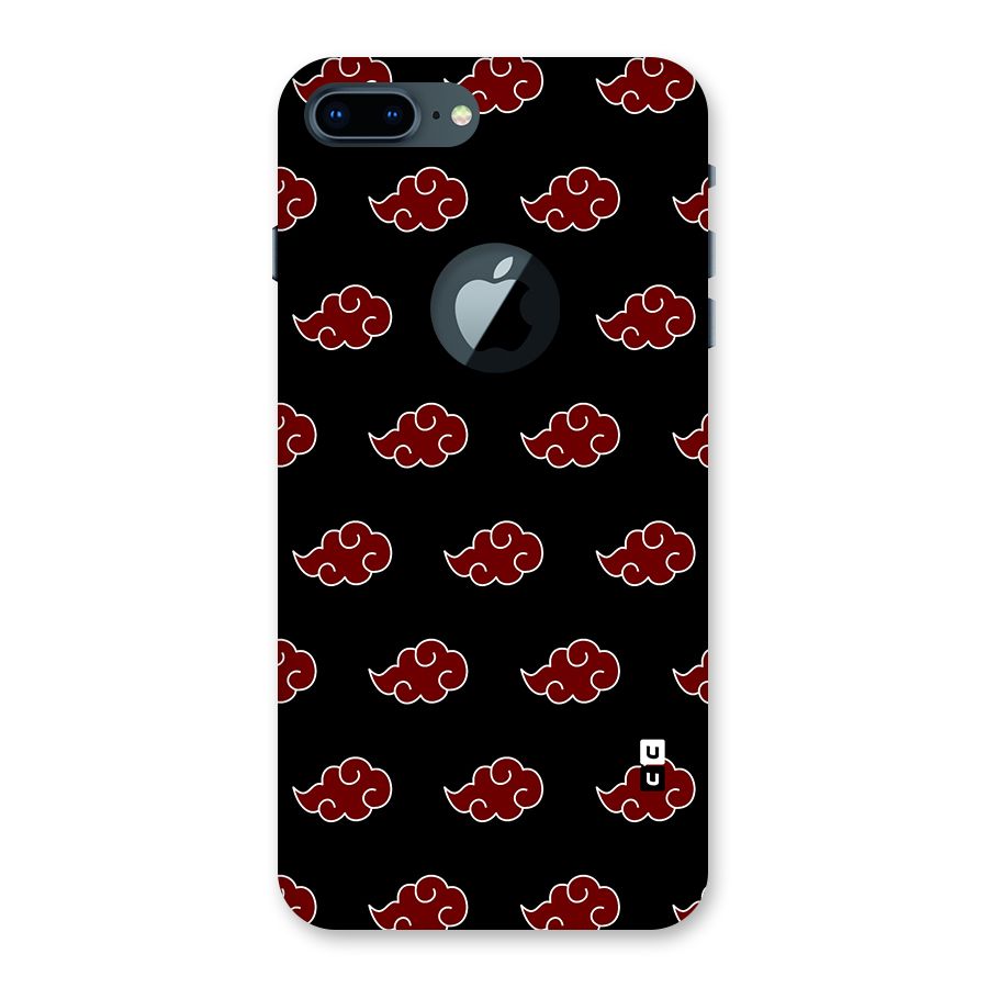 Naruto Akatsuki Pattern Back Case for iPhone 7 Plus Logo Cut