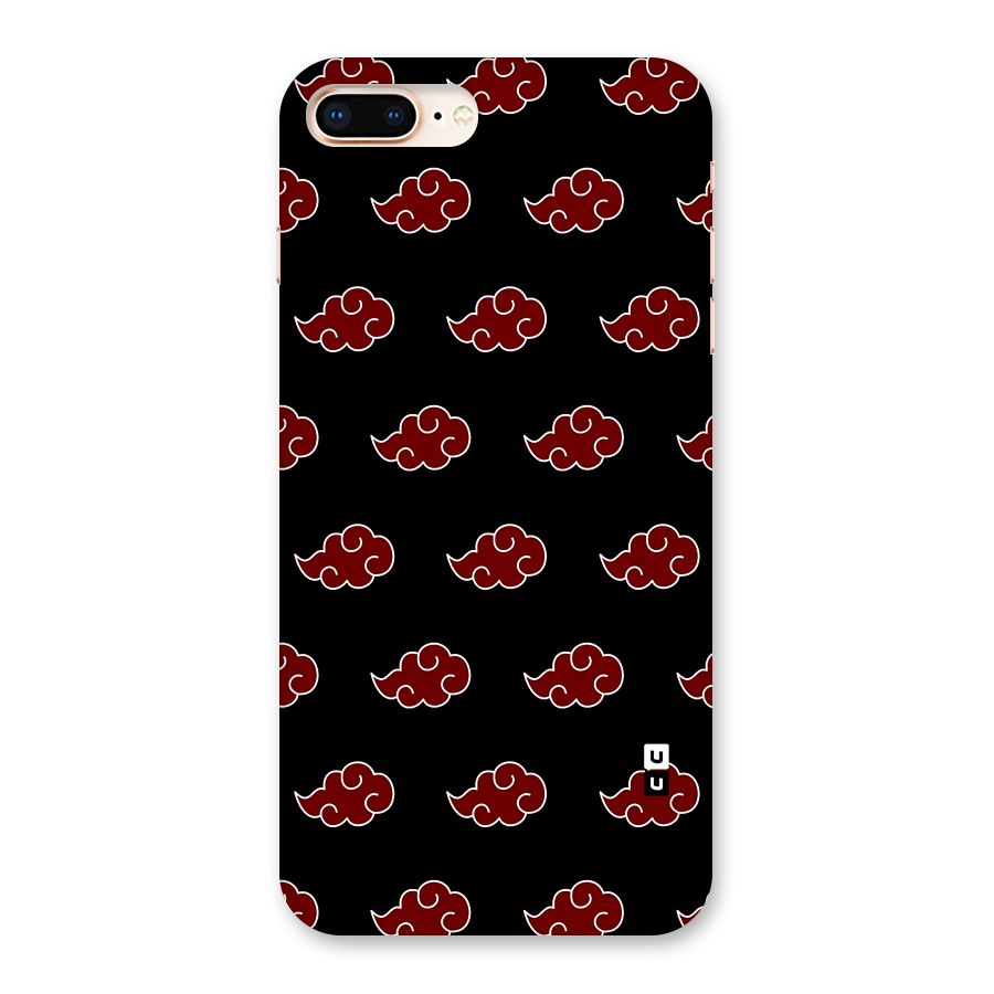 Naruto Akatsuki Pattern Back Case for iPhone 8 Plus