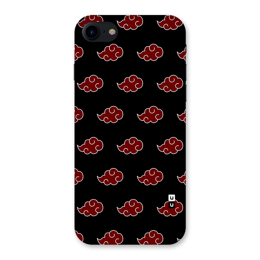 Naruto Akatsuki Pattern Back Case for iPhone SE 2020