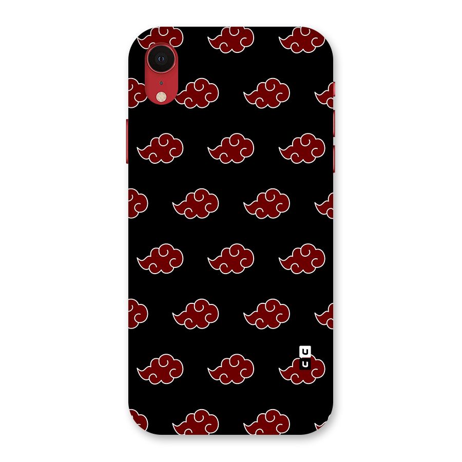 Naruto Akatsuki Pattern Back Case for iPhone XR