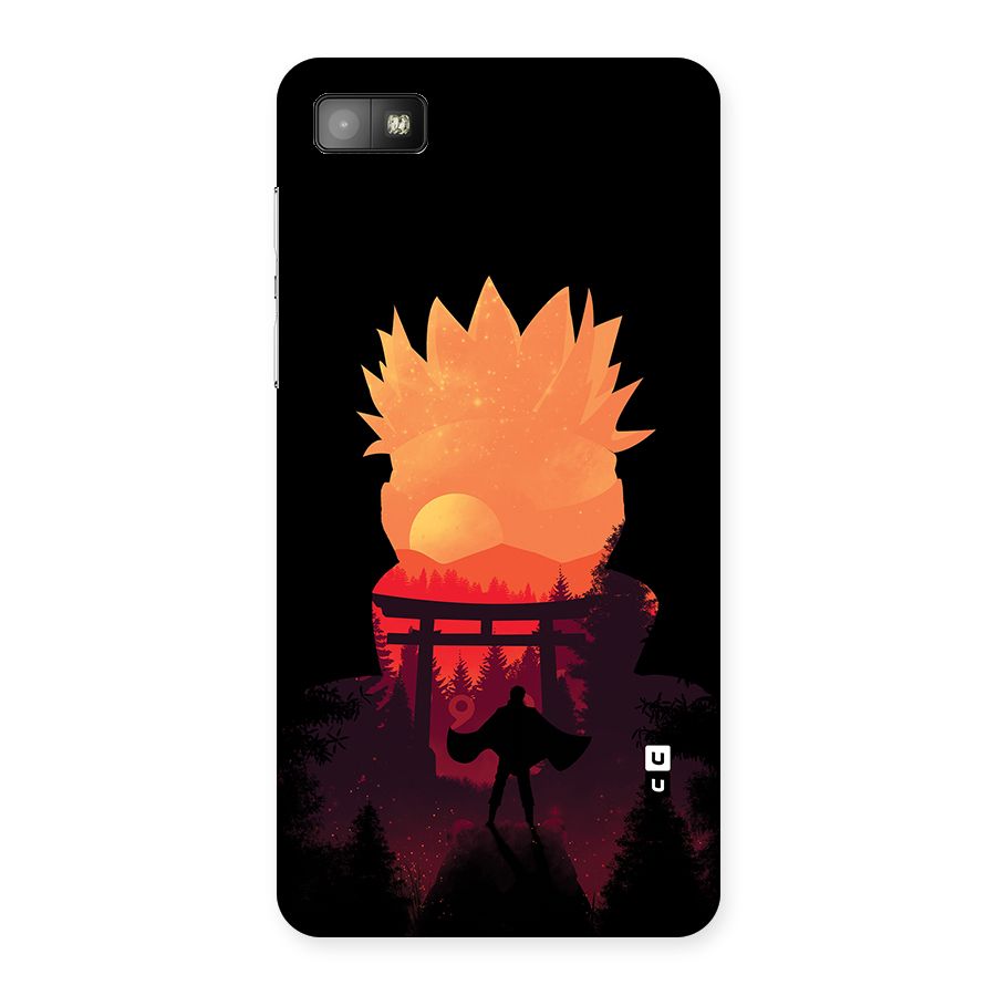 Naruto Anime Sunset Art Back Case for Blackberry Z10