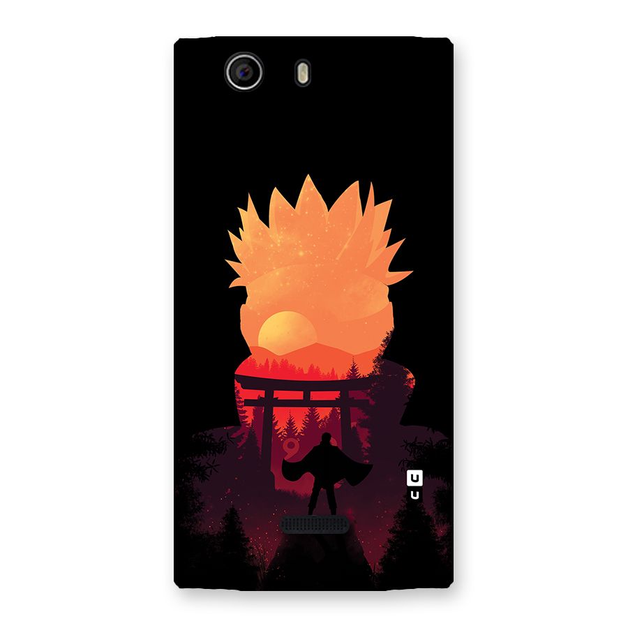 Naruto Anime Sunset Art Back Case for Canvas Nitro 2 E311
