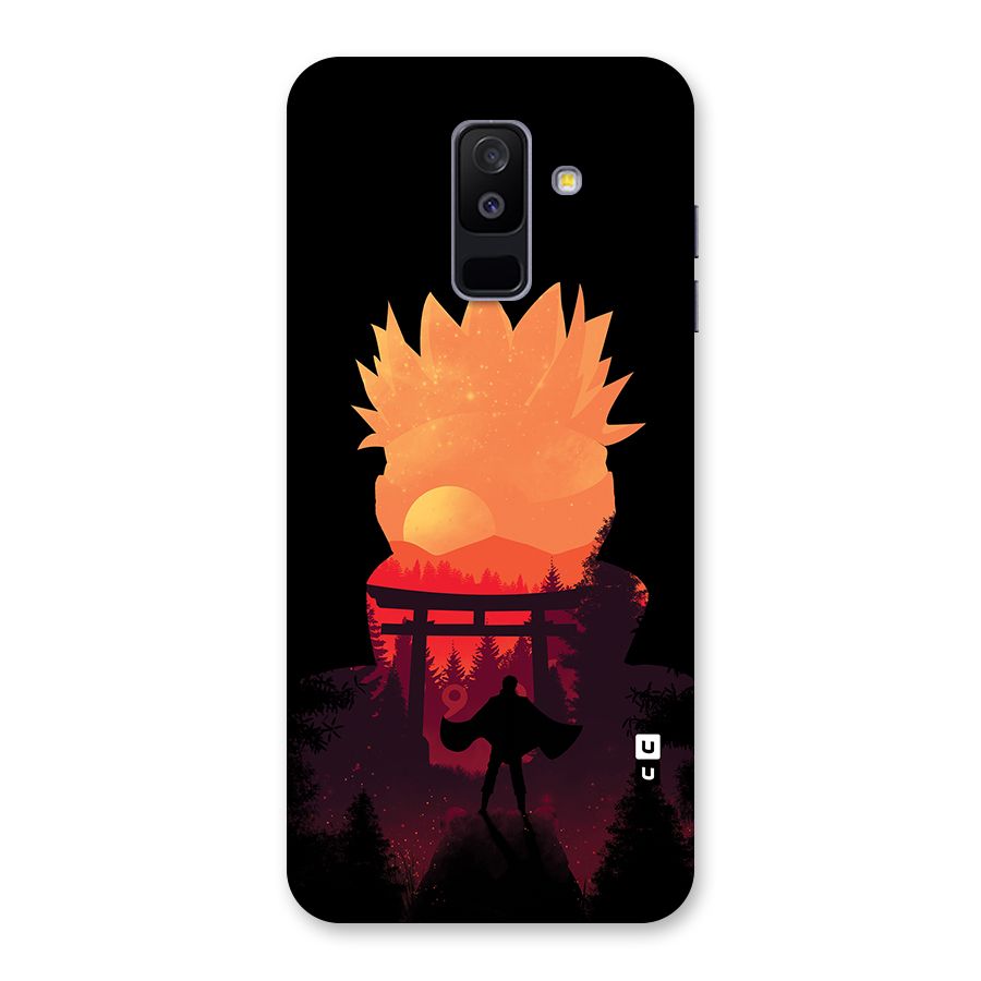 Naruto Anime Sunset Art Back Case for Galaxy A6 Plus