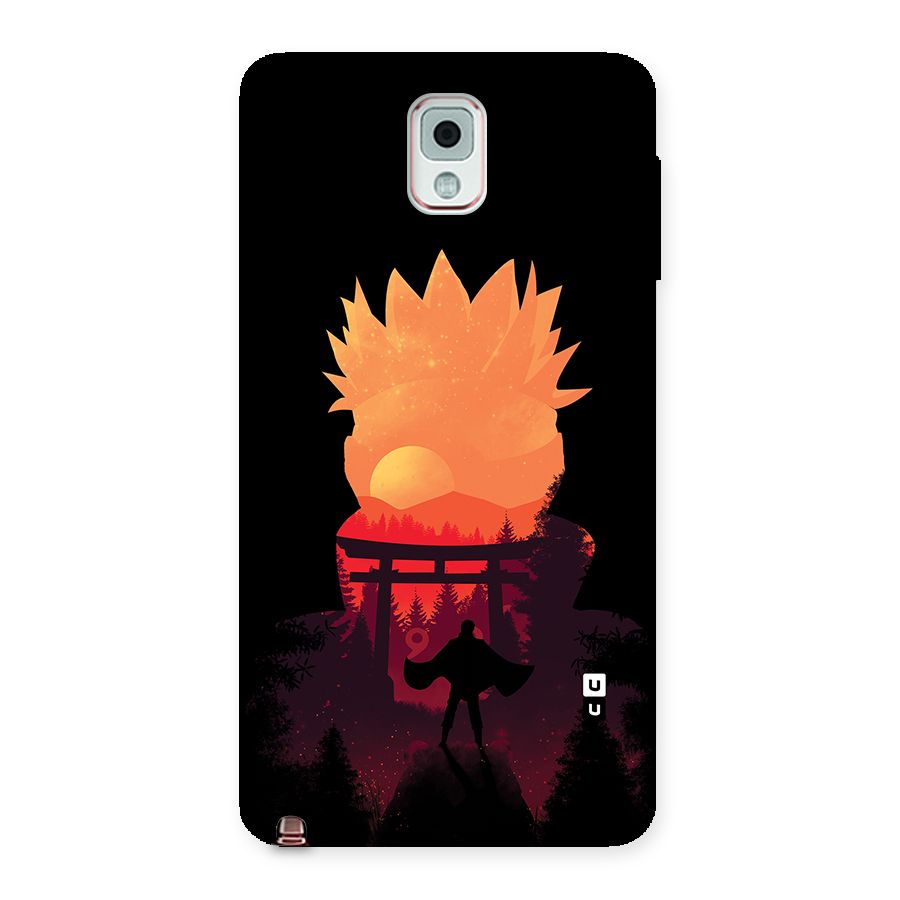 Naruto Anime Sunset Art Back Case for Galaxy Note 3