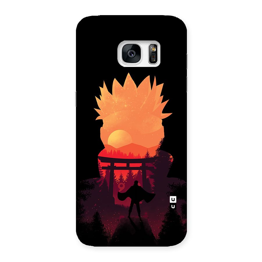 Naruto Anime Sunset Art Back Case for Galaxy S7 Edge