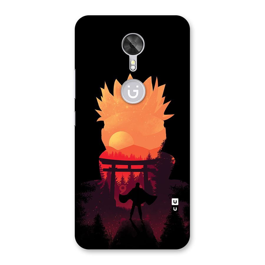 Naruto Anime Sunset Art Back Case for Gionee A1