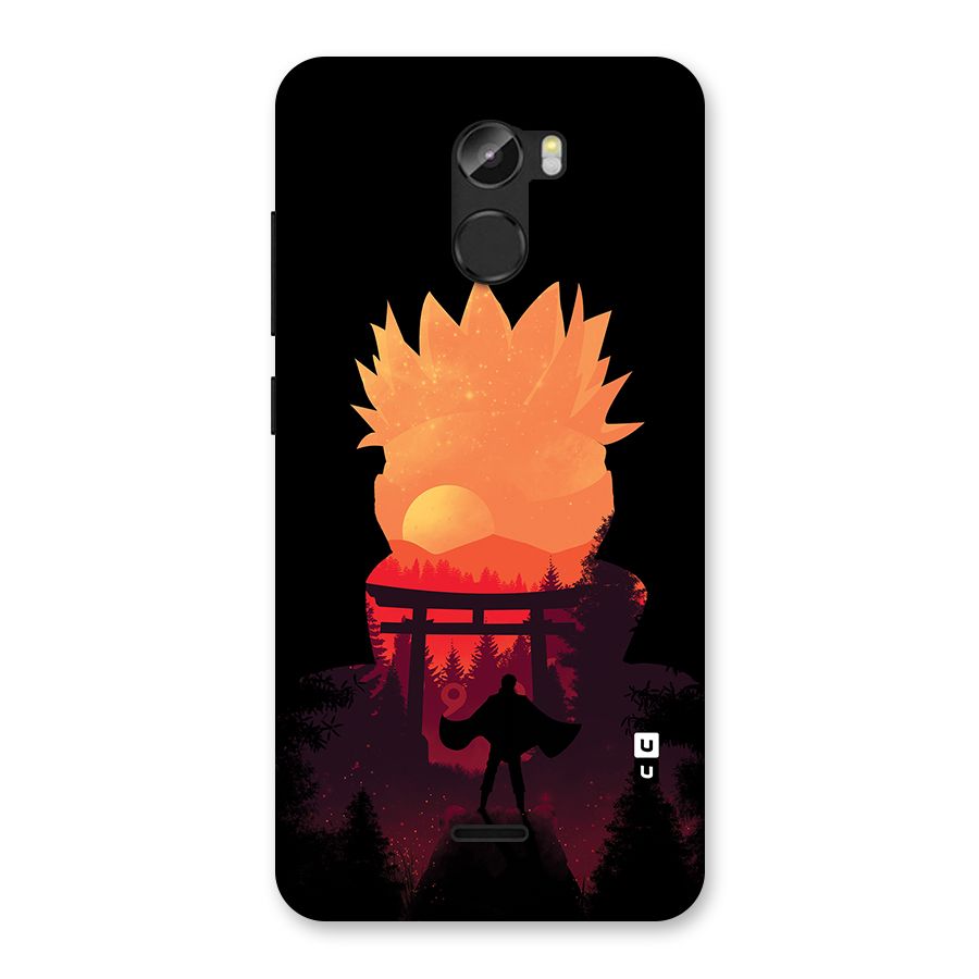 Naruto Anime Sunset Art Back Case for Gionee X1