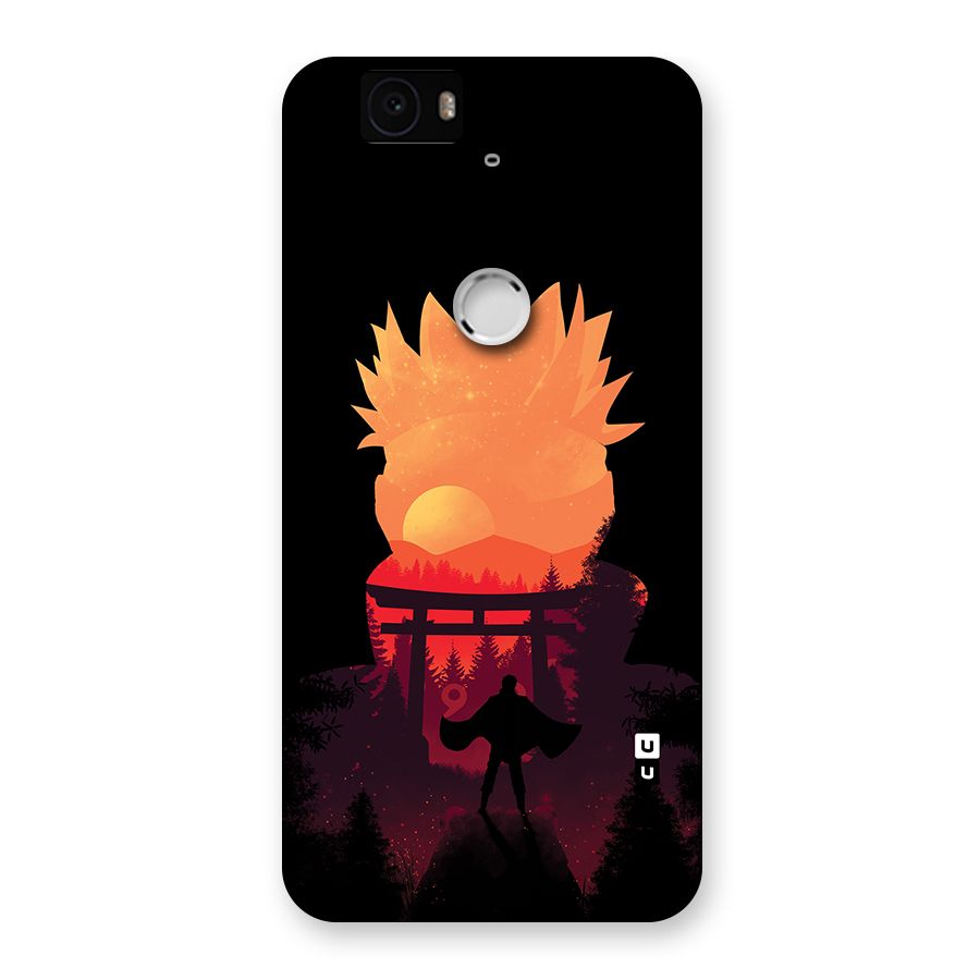 Naruto Anime Sunset Art Back Case for Google Nexus-6P