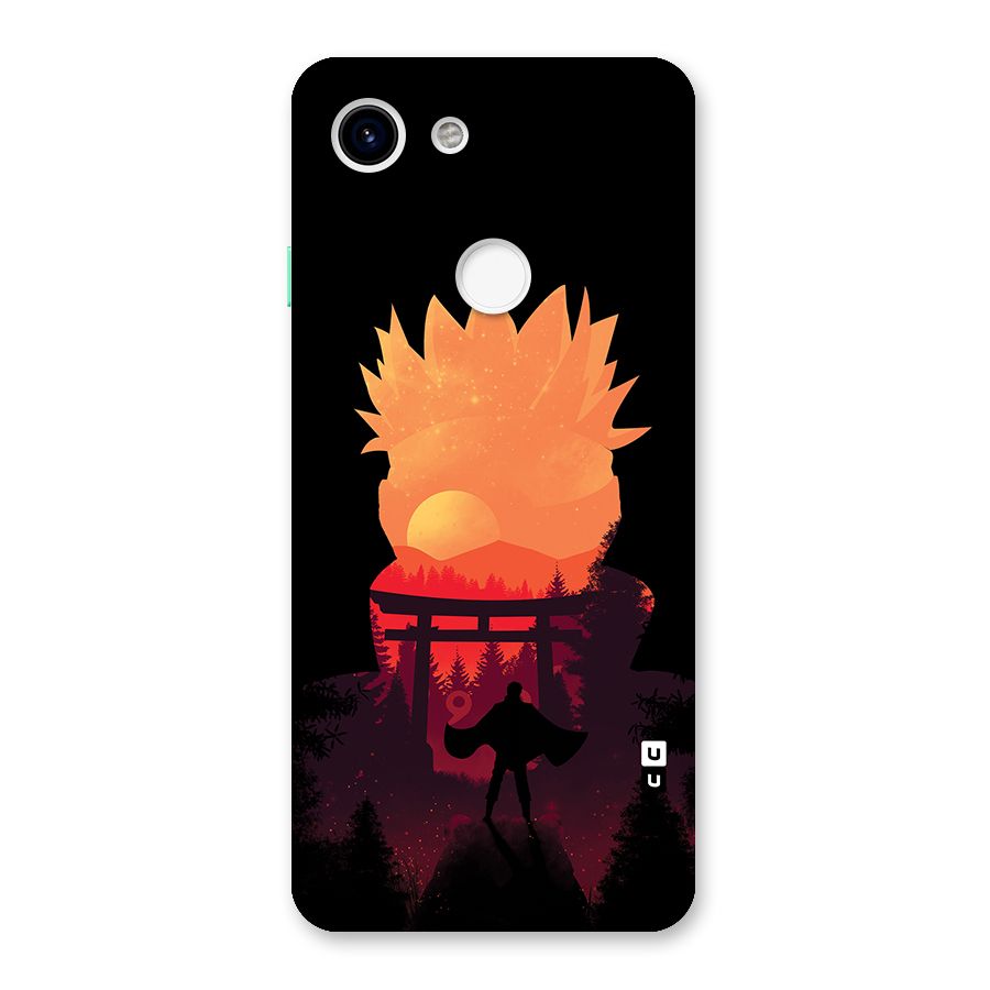 Naruto Anime Sunset Art Back Case for Google Pixel 3