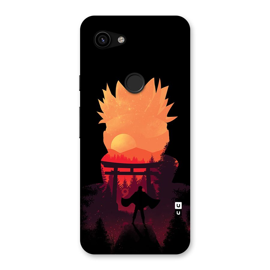 Naruto Anime Sunset Art Back Case for Google Pixel 3a