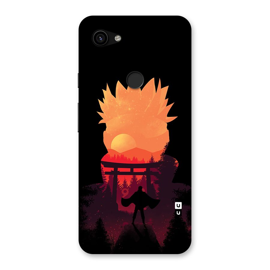 Naruto Anime Sunset Art Back Case for Google Pixel 3a XL