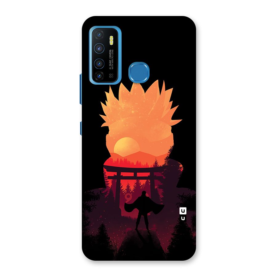 Naruto Anime Sunset Art Back Case for Infinix Hot 9