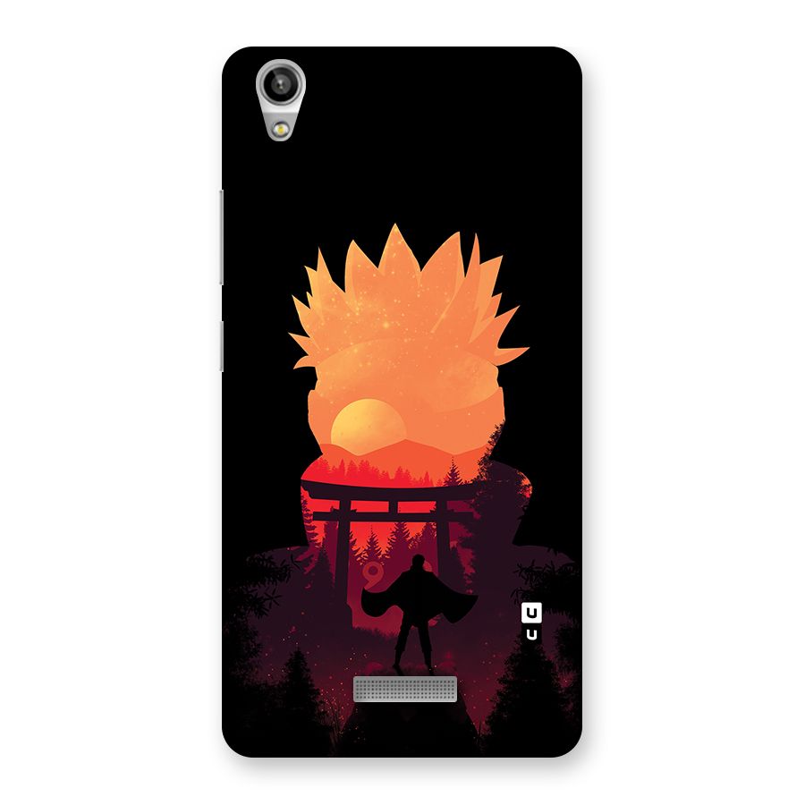 Naruto Anime Sunset Art Back Case for Lava-Pixel-V1
