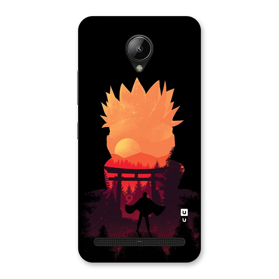 Naruto Anime Sunset Art Back Case for Lenovo C2