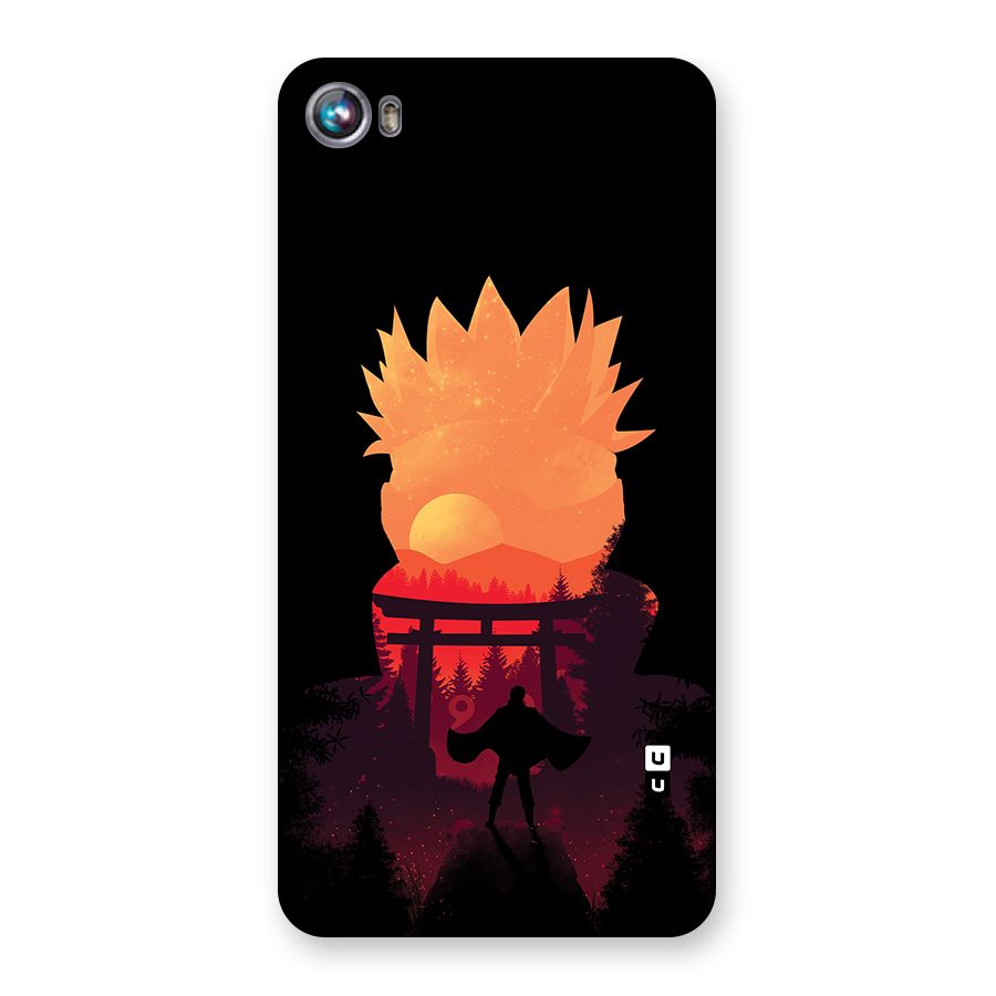 Naruto Anime Sunset Art Back Case for Micromax Canvas Fire 4 A107