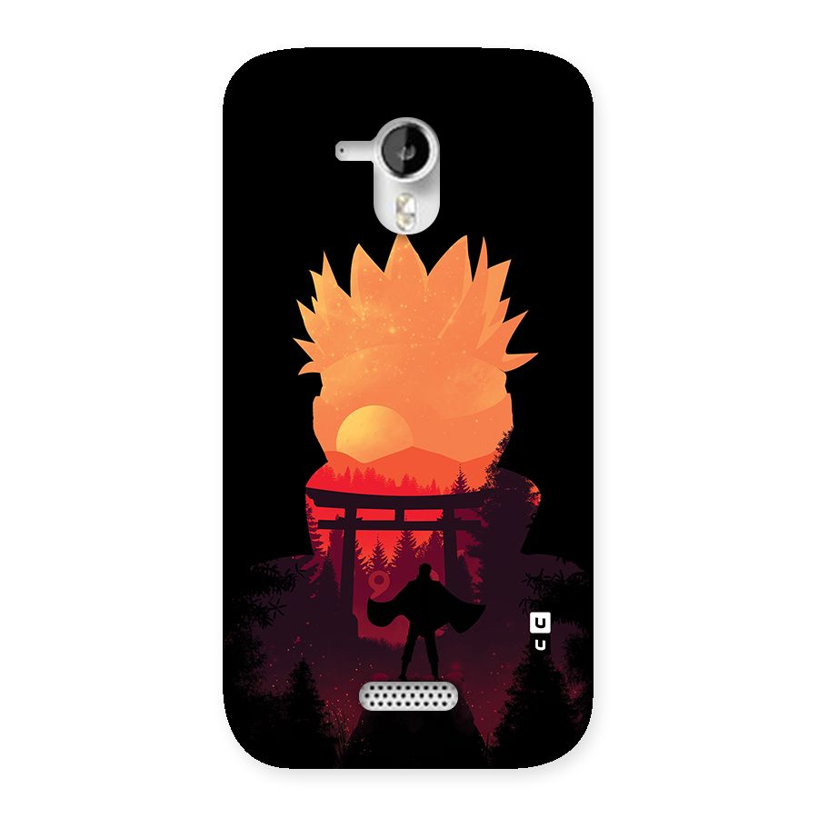 Naruto Anime Sunset Art Back Case for Micromax Canvas HD A116