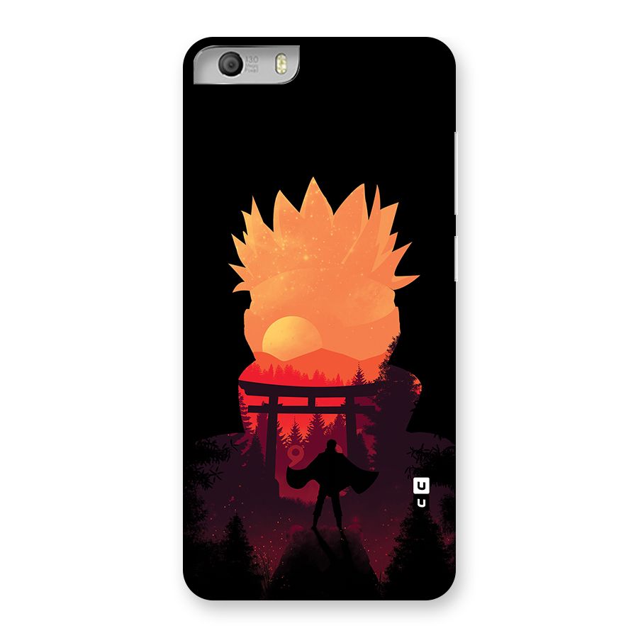 Naruto Anime Sunset Art Back Case for Micromax Canvas Knight 2