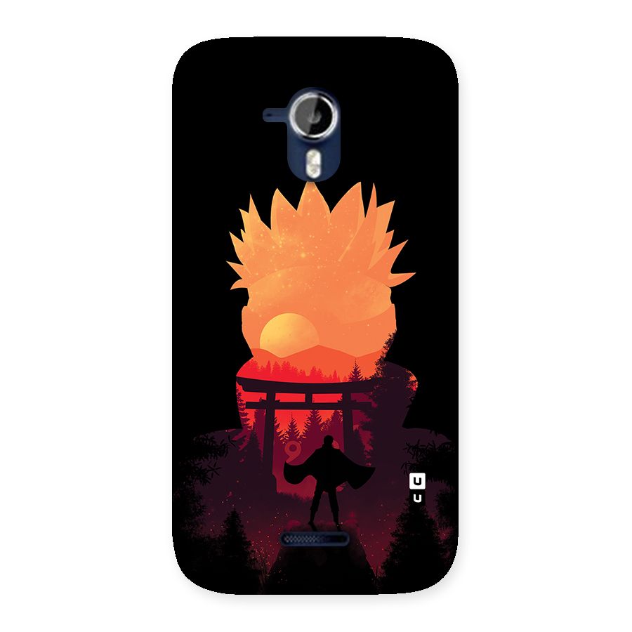 Naruto Anime Sunset Art Back Case for Micromax Canvas Magnus A117
