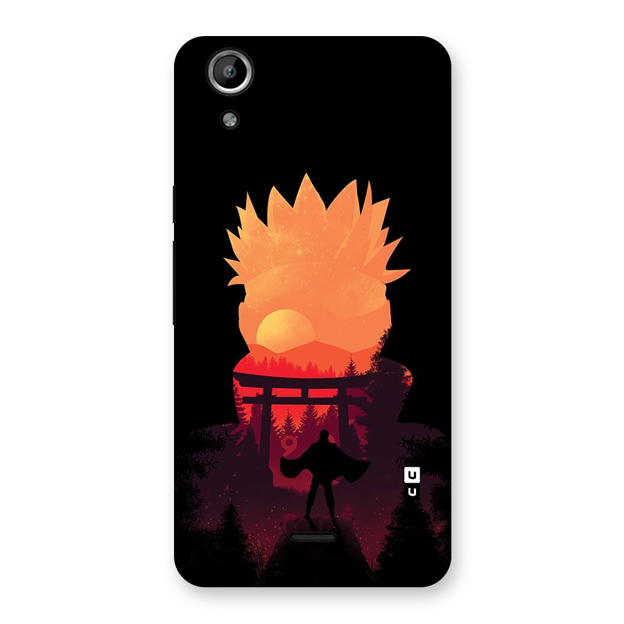 Naruto Anime Sunset Art Back Case for Micromax Canvas Selfie Lens Q345