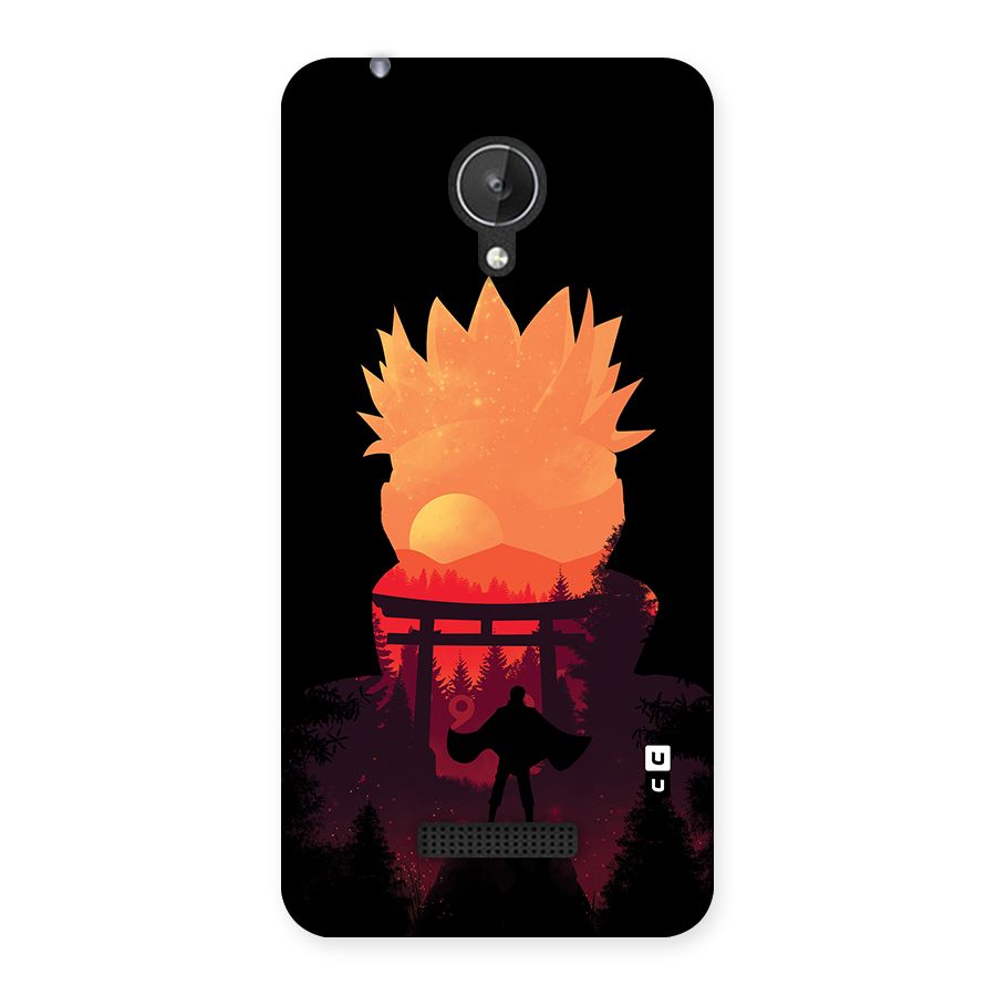 Naruto Anime Sunset Art Back Case for Micromax Canvas Spark Q380