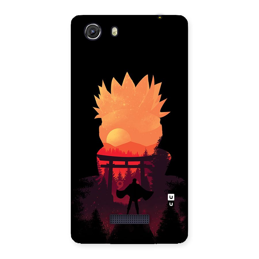 Naruto Anime Sunset Art Back Case for Micromax Unite 3