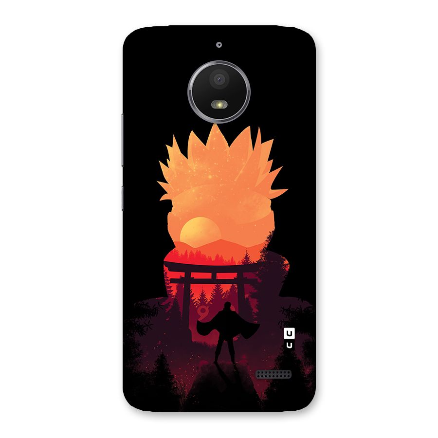 Naruto Anime Sunset Art Back Case for Moto E4