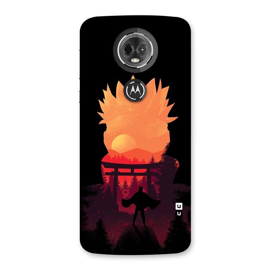 Naruto Anime Sunset Art Back Case for Moto E5 Plus