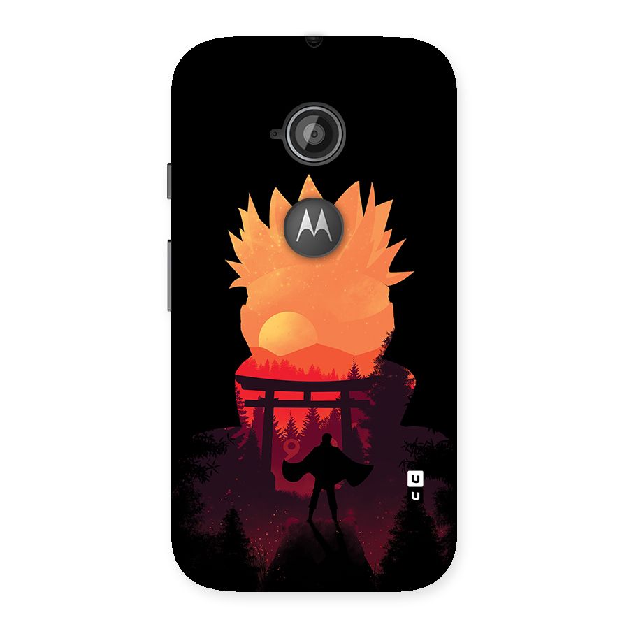 Naruto Anime Sunset Art Back Case for Moto E 2nd Gen