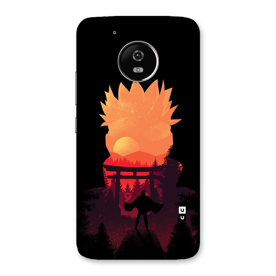 Naruto Anime Sunset Art Back Case for Moto G5