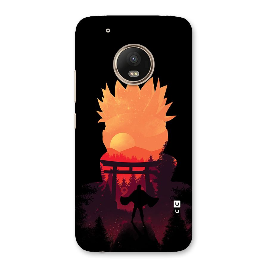 Naruto Anime Sunset Art Back Case for Moto G5 Plus