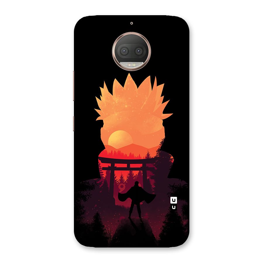 Naruto Anime Sunset Art Back Case for Moto G5s Plus