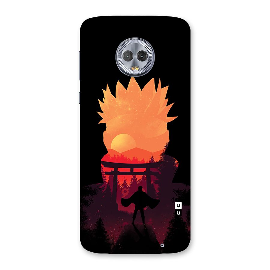 Naruto Anime Sunset Art Back Case for Moto G6 Plus