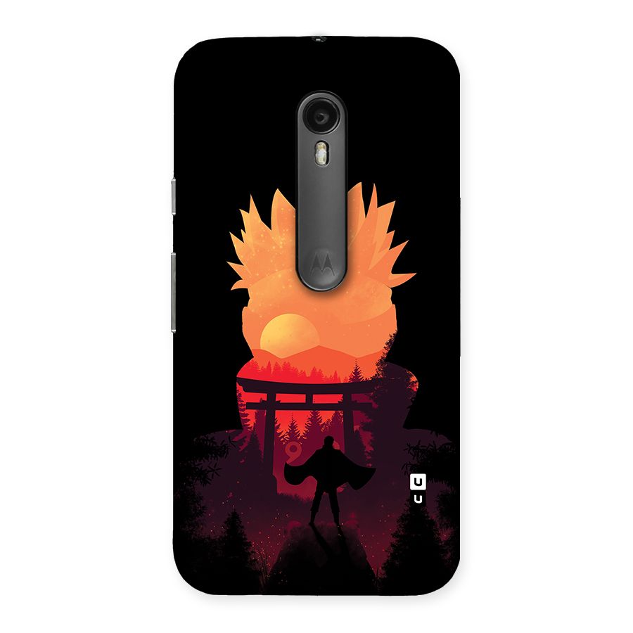Naruto Anime Sunset Art Back Case for Moto G Turbo