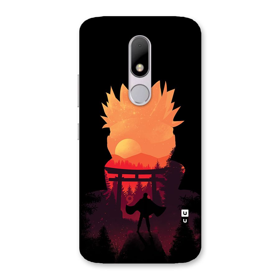 Naruto Anime Sunset Art Back Case for Moto M