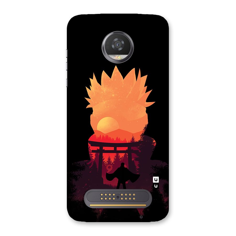 Naruto Anime Sunset Art Back Case for Moto Z2 Play