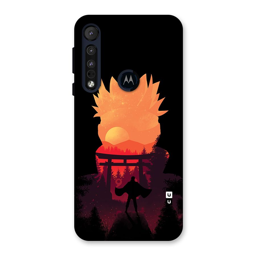 Naruto Anime Sunset Art Back Case for Motorola One Macro