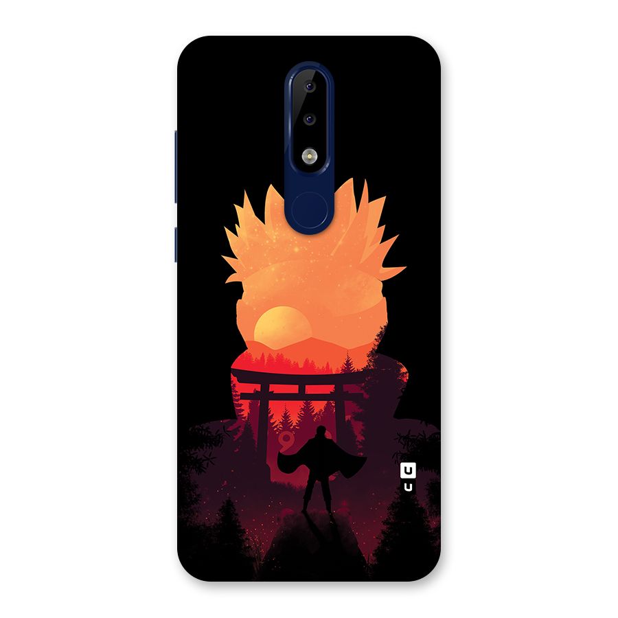 Naruto Anime Sunset Art Back Case for Nokia 5.1 Plus