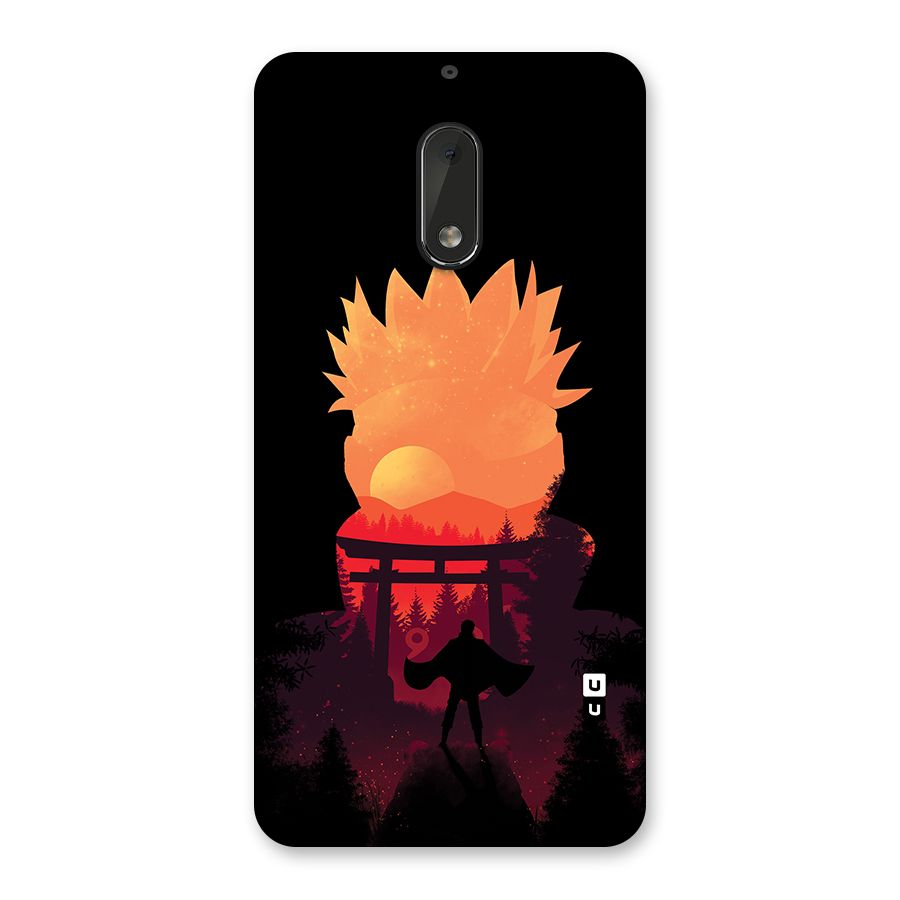 Naruto Anime Sunset Art Back Case for Nokia 6