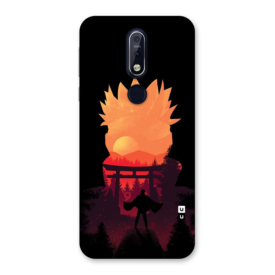 Naruto Anime Sunset Art Back Case for Nokia 7.1