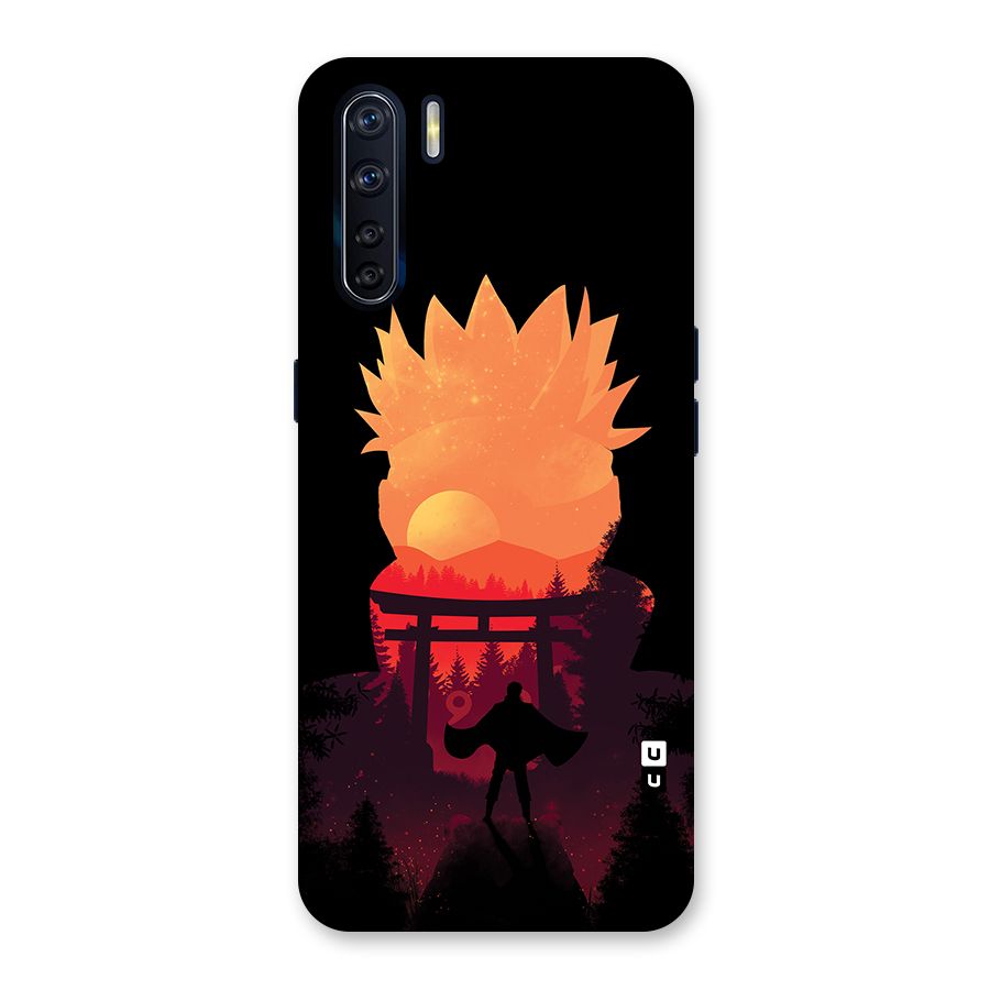 Naruto Anime Sunset Art Back Case for Oppo F15
