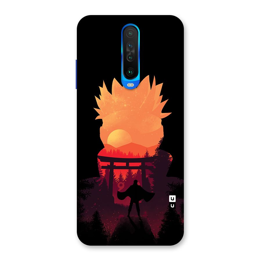 Naruto Anime Sunset Art Back Case for Poco X2