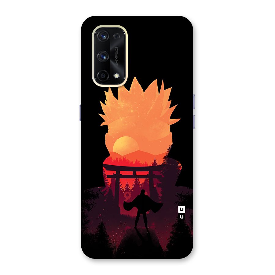 Naruto Anime Sunset Art Glass Back Case for Realme X7 Pro