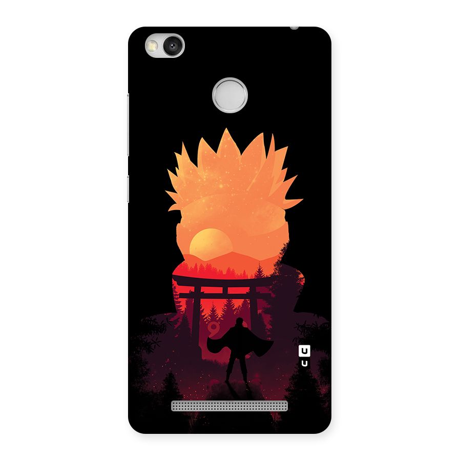 Naruto Anime Sunset Art Back Case for Redmi 3S Prime