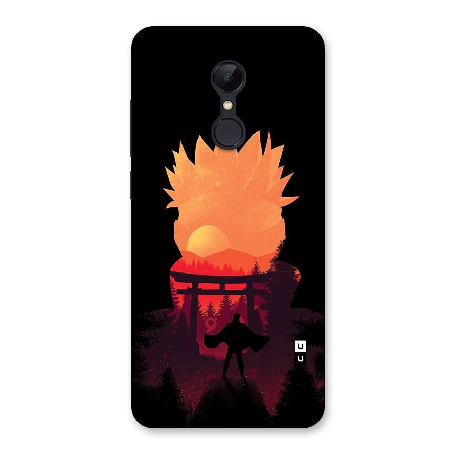Naruto Anime Sunset Art Back Case for Redmi 5