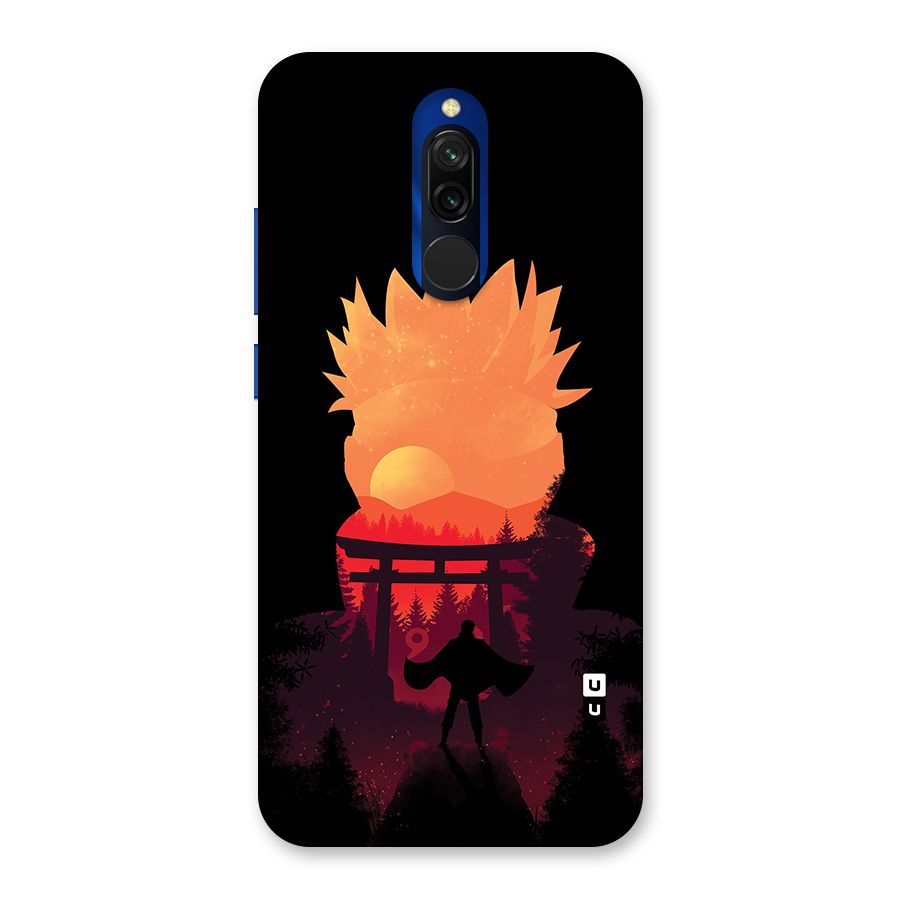 Naruto Anime Sunset Art Back Case for Redmi 8