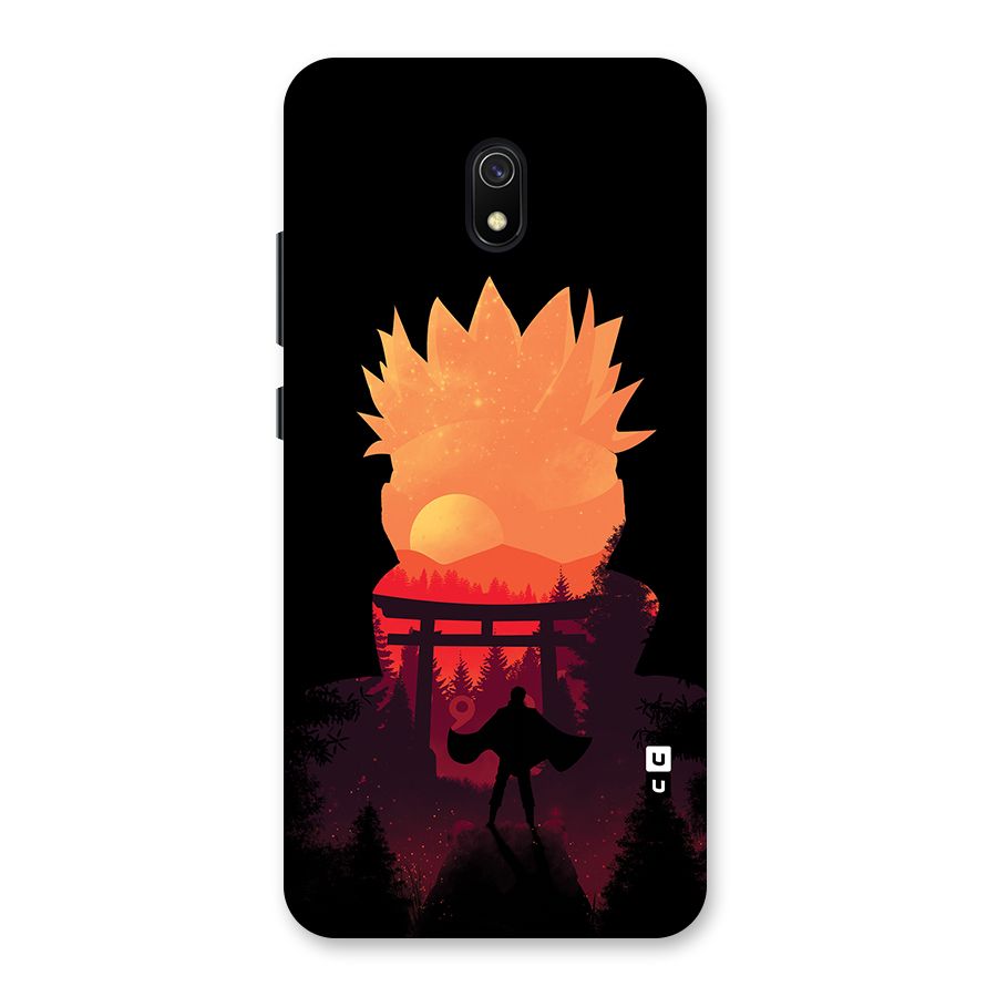 Naruto Anime Sunset Art Back Case for Redmi 8A